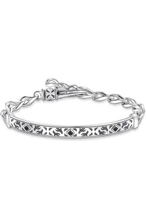 Thomas Sabo Gliederarmband Unisex Silberarmband mit Zirkonia und Muster - Verkäufer: uhrcenter