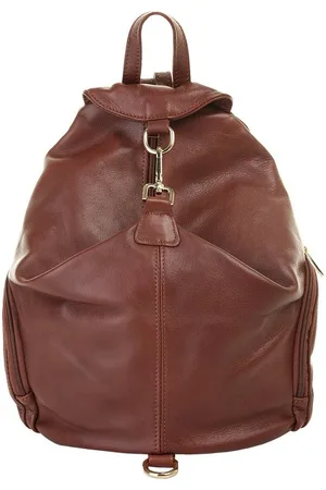 Piké Cityrucksack, echt Leder, Made in Italy