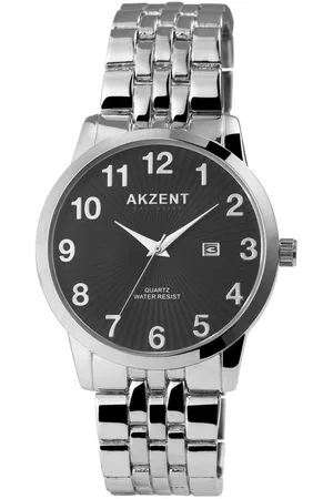 Akzent Quarzuhr Alyan Exclusive Herrenarmbanduhr mit Metallband, Herrenuhr Metall - Verkäufer: Shaghafi GmbH