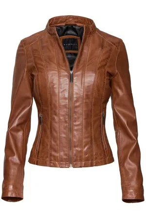 Bugatti Lederjacke BULady-106 (1-St) mit Ziernähten - Verkäufer: GUTEMARKEN