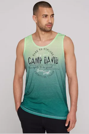 Camp David Tanktop mit Logo Print