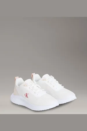 Calvin Klein EVA RUNNER L-UP MIX MESH LOGO CK Sneaker Schnürschuh, Freizeitschuh, Halbschuh mit CK Logo an der Seite
