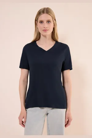 CECIL T-Shirt mit V-Ausschnitt