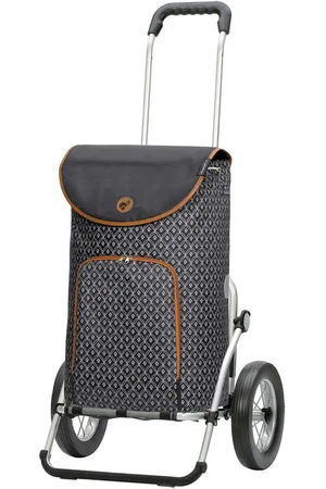 ASTRID ANDERSEN Einkaufstrolley Royal Shopper Famke anthrazit, Thermofach 16 Liter, klappbar, belastbar bis 50kg, wasserabweisend - Verkäufer: Easy-Trolley