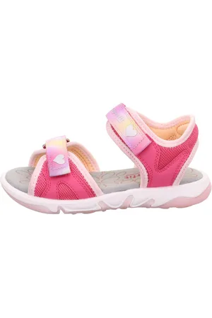 Superfit PEBBLES WMS: mittel Sandale Sandalette mit süßem Glitzerverschluss, Größenschablone zum Download