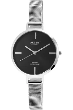 Akzent Quarzuhr Sima Exclusive Damenarmbanduhr mit Edelstahl-Milaneseband, Damenuhr Edelstahl - Verkäufer: Shaghafi GmbH