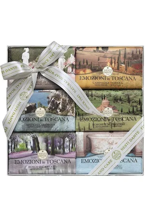 Nesti Dante Handseife 665002, 6-tlg., Geschenk-Set Emozione in Toscana 6x150 g Soap Kit - Verkäufer: Nesbel-Spüren Sie die Reinheit