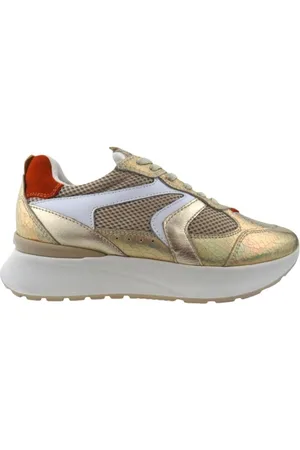 Nero Giardini Ivory beige Metallic Sneaker Schuhhaus Otto Cronauer
