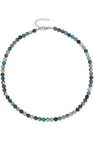 Cavill Silberkette Arizona Shattuckite 925 Silber Perlenkette, 117.5ct (1-tlg) - Verkäufer: Juwelo Deutschland GmbH