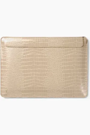 IDEAL OF SWEDEN Laptoptasche Slim Laptop Sleeve 14" Warm Beige Croco - Verkäufer: Fairtronics