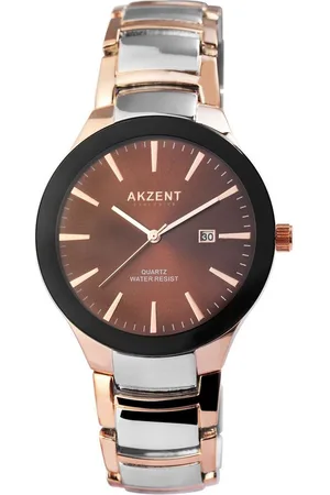 Akzent Quarzuhr Hadad Exclusive Herrenarmbanduhr mit Metallband - Verkäufer: Shaghafi GmbH