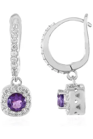 Cavill Ohrring-Set Sibirischer Amethyst Platinplattierte Silberohrringe, Russland 1,63ct (2-tlg) - Verkäufer: Juwelo Deutschland GmbH