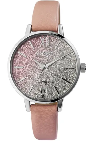 Akzent Quarzuhr Galina Exclusive Damenarmbanduhr mit Lederimitationsband, Damenuhr Lederimitat - Verkäufer: Shaghafi GmbH