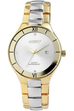 Akzent Quarzuhr Zefir Exclusive Herrenarmbanduhr mit Metallband - Verkäufer: Shaghafi GmbH