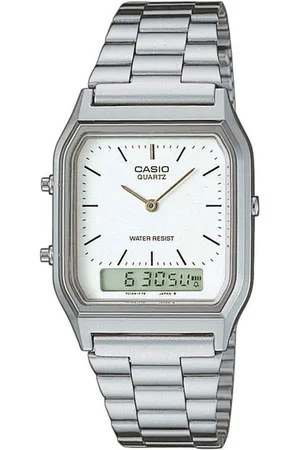 Casio Quarzuhr Amen Armbanduhr Damenuhr AQ-230A-7DMQYES Edelstahl - Verkäufer: woolloom