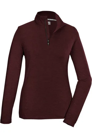 Killtec Langarmshirt KSW 97 WMN LS SHRT dunkelweinrot - Verkäufer: Sport Hopfmann GmbH