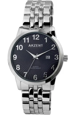 Akzent Quarzuhr Alyan Exclusive Herrenarmbanduhr mit Metallband, Herrenuhr Metall - Verkäufer: Shaghafi GmbH