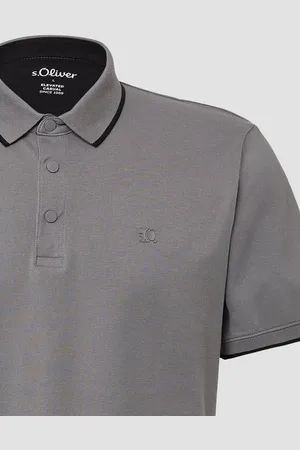 QS by s.Oliver Kurzarmshirt Sportives Piqué-Poloshirt mit Kontrast-Details - Verkäufer: