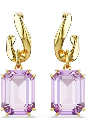Swarovski Ohrring-Set Millenia Drop-Ohrhänger 5694784, Oktagon-Schliff, Violett - Verkäufer: Juwelier-Bacak