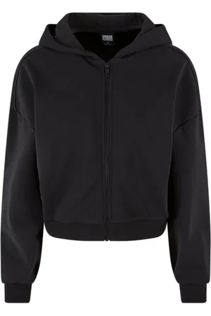 Urban classics Sweatjacke Damen Ladies Cozy Short Zip Hoody