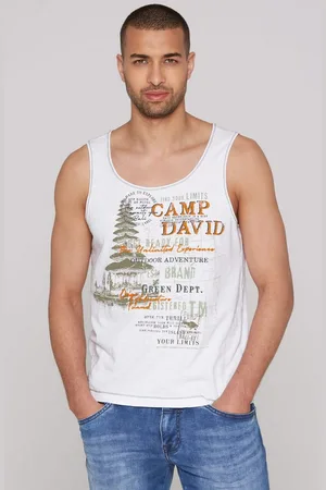 Camp David Tanktop aus Baumwolle