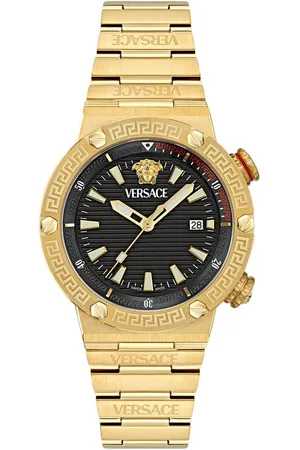 VERSACE Chronograph GRECA LOGO DIVER VE8G00624, Quarzuhr, Armbanduhr, Herrenuhr, Datum, Stoppfunktion, Swiss Made