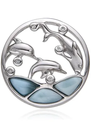 Cavill Anhänger Set Skurriler Delphin Tanz Larimar 925 Silber Anhänger (1-tlg) - Verkäufer: Juwelo Deutschland GmbH