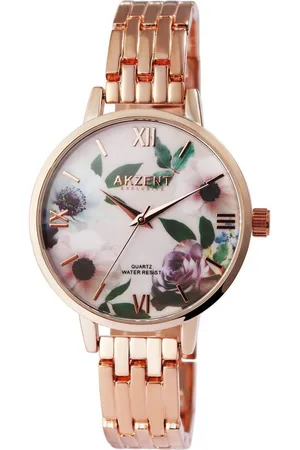 Akzent Quarzuhr Warda Exclusive Damenarmbanduhr mit Metallband und - Verkäufer: Shaghafi GmbH