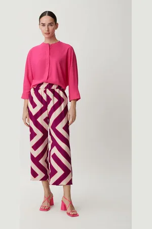 Comma, Stoffhose Loose: Hose mit Allover-Print - Verkäufer: s.Oliver
