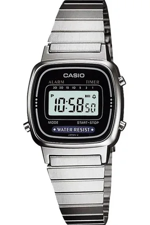 Casio Quarzuhr AmenArmbanduhrDamenuhrLA670WØ25mmDigitalRetroEdelstahl - Verkäufer: woolloom