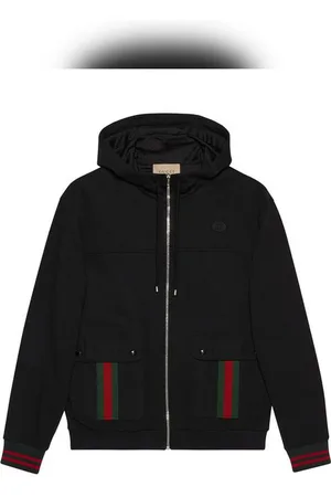 Gucci Rundhalspullover Jacke mit Kapuze mit Web Herren - Verkäufer: wellStyled