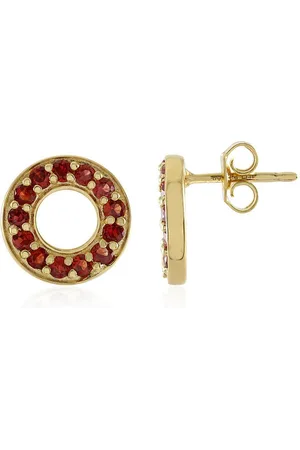 Cavill Ohrring-Set Schicke Ohrringe mit tansanischem Rubin 925 vergoldet, 0,988ct (2-tlg) - Verkäufer: Juwelo Deutschland GmbH
