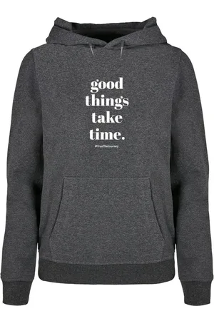 Merchcode Kapuzenpullover Damen Ladies Good Things Take Time Basic Hoody (1-tlg)
