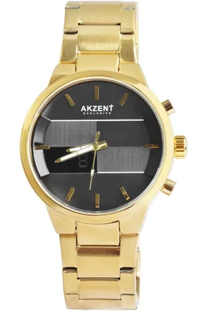 Akzent Quarzuhr Kamal Exclusive Herrenuhr mit Edelstahlband, analog und, Herrenuhr Edelstahl - Verkäufer: Shaghafi GmbH