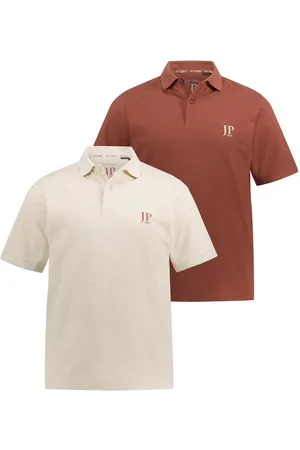 JP 1880 Poloshirt Poloshirts Basic 2er-Pack Piqué gekämmte Baumwolle (2-tlg) - Verkäufer: Popken Fashion Group