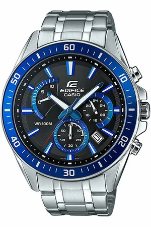 Casio Quarzuhr Armbanduhr Herrenuhr EFR-552D-1A2VUEF Silberfarben Schwarz Analo - Verkäufer: woolloom