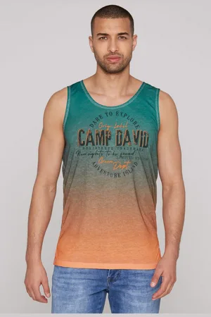 Camp David Tanktop mit Logo Print