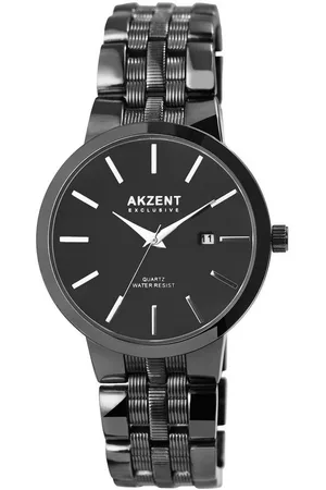 Akzent Quarzuhr Songul Exclusive Herrenarmbanduhr mit Metallband - Verkäufer: Shaghafi GmbH