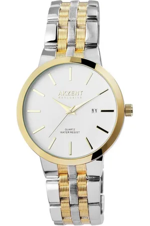 Akzent Quarzuhr Songul Exclusive Herrenarmbanduhr mit Metallband - Verkäufer: Shaghafi GmbH