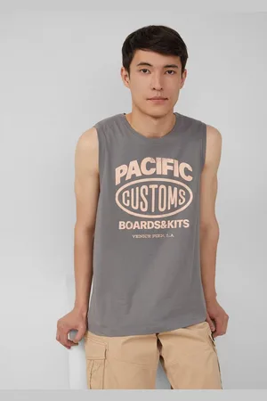 QS by s.Oliver Shirttop Tanktop aus Baumwollle mit Frontprint - Verkäufer: