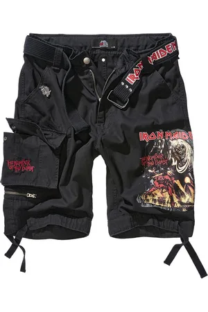 Brandit Shorts Iron Maiden Savage Shorts The Number Of The Beast Black Edition - Verkäufer: 247Group GmbH