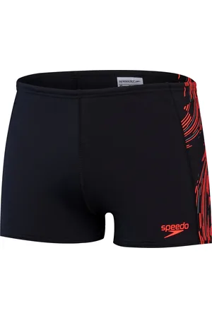 Speedo Badeshorts Mens Tech Panel Aquashort BLACK, SIREN RED, USA CHARCO - Verkäufer: Intersport MuM