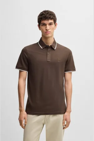 HUGO BOSS Poloshirt Passertip mit BOSS Logo-Badge