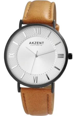 Akzent Quarzuhr Bunni Exclusive Herrenarmbanduhr mit, Herrenuhr Lederimitat - Verkäufer: Shaghafi GmbH