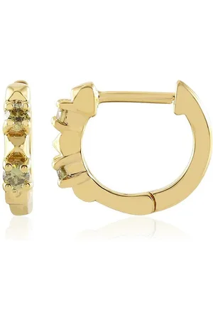 Cavill Ohrring-Set Grüner Diamant Goldplattierte Silberohrringe (2-tlg) - Verkäufer: Juwelo Deutschland GmbH