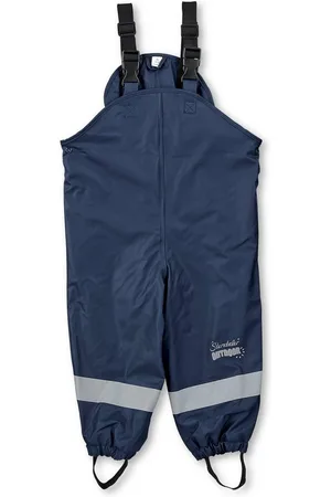 Sterntaler Regenhose Regenträgerhose gefüttert uni (1-tlg., Matschlatzhose mit Druckknöpfen, Regenträgerhose mit süßen Motiven) Regenhose Wasserdicht, Matschhose mit verstellbaren Trägern - Verkäufer: Sterntaler GmbH