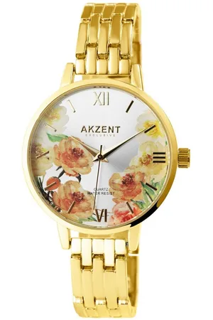Akzent Quarzuhr Warda Exclusive Damenarmbanduhr mit Metallband und - Verkäufer: Shaghafi GmbH