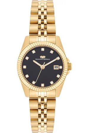 Rhodenwald & Söhne Quarzuhr Cassina gelbgold, Armband aus Edelstahl - Verkäufer: Juvalia