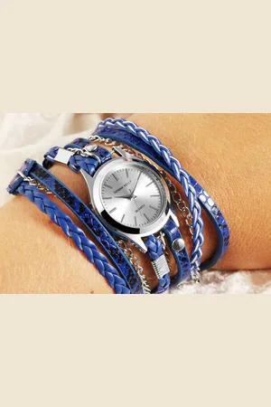 Donna Kelly Quarzuhr DK0009 Damenuhr mit Lederimitation-Wickelarmband, Damenuhr Lederimitat - Verkäufer: Shaghafi GmbH