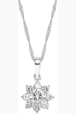 Amor Kette mit Anhänger Blüte, 9238798, mit Zirkonia (synth)